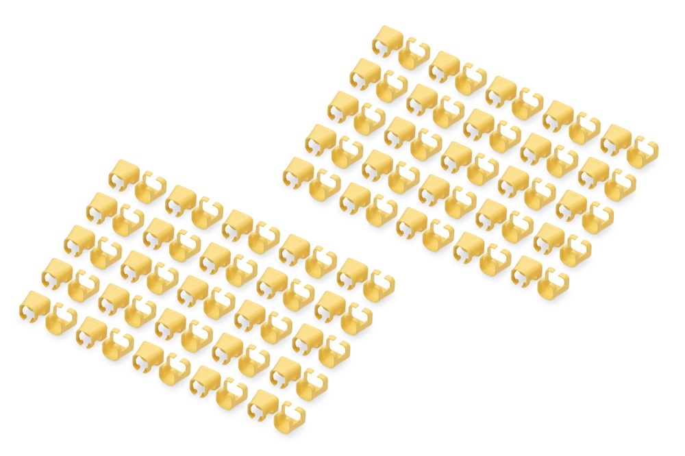 DIGITUS A-CC-Y Sárga RJ45 clips patch kábelhez 100db/csomag