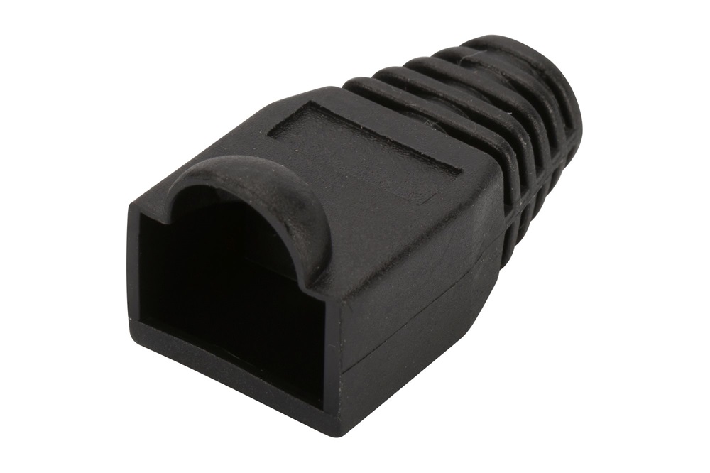 DIGITUS A-MOT 8/8 RJ45 8P8C fekete moduláris törésgátló 100db/csomag