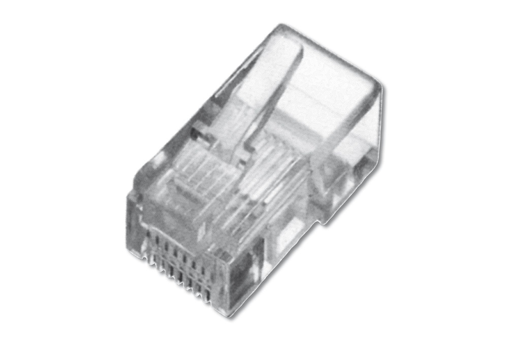 DIGITUS A-MO 8/8 SF CAT3 8P8C árnyékolatlan moduláris dugó 100db/csomag