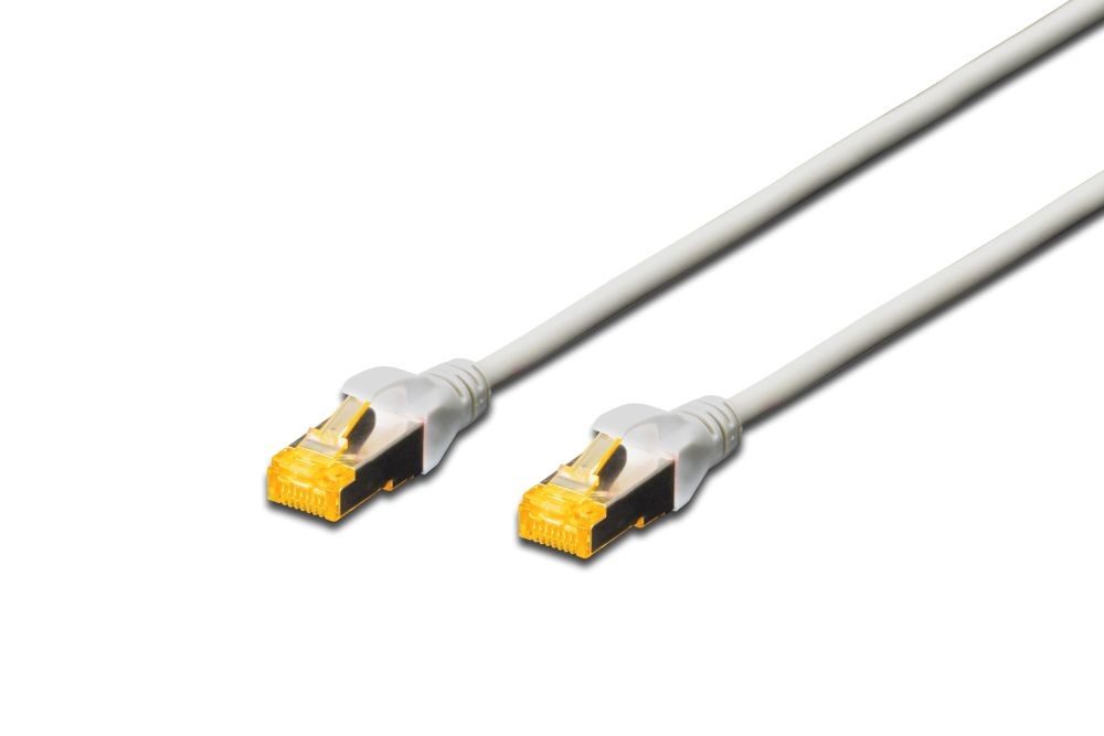 DIGITUS Cat.6A S/FTP LSZH 10m szürke patch kábel