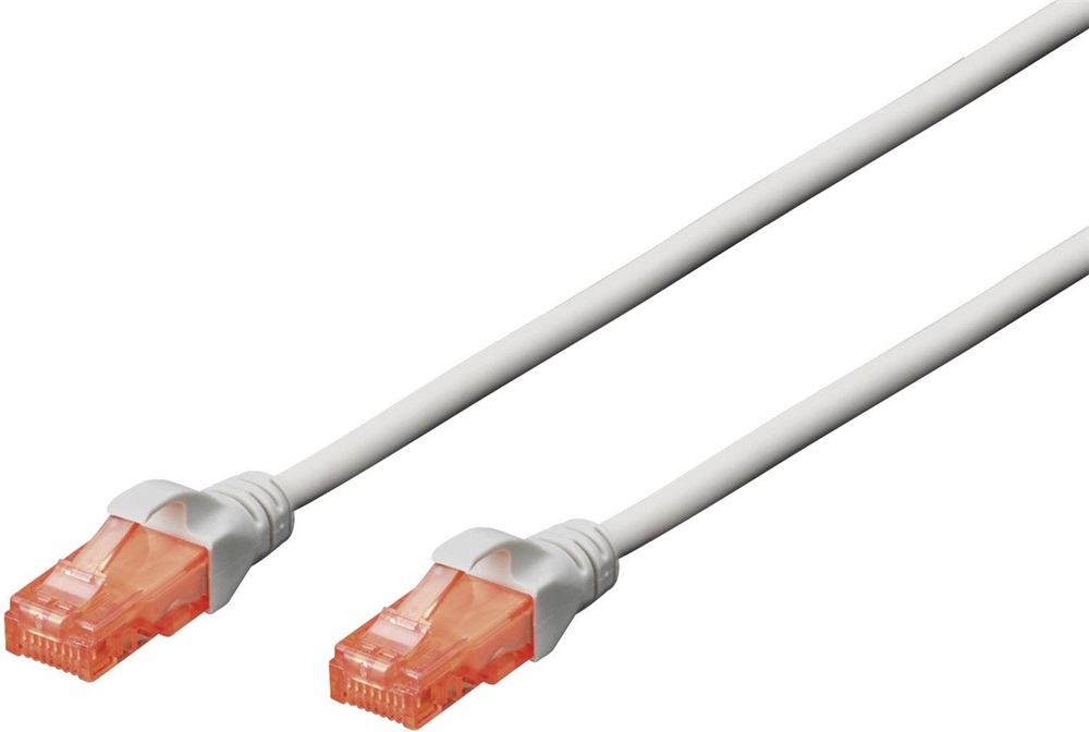 DIGITUS Cat.6 U/UTP PVC 2m szürke patch kábel