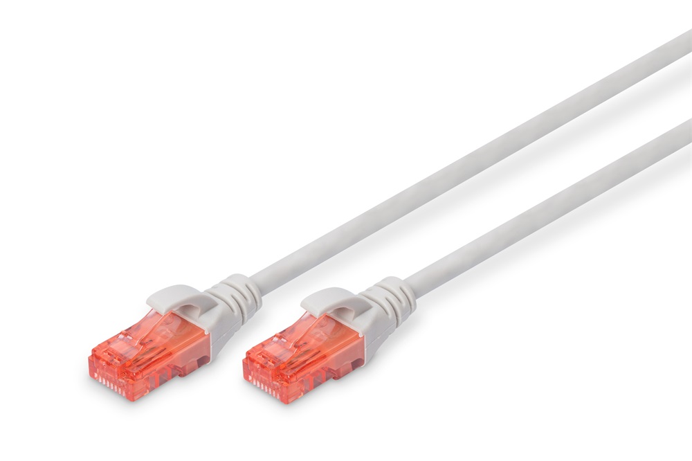 DIGITUS Cat.6 U/UTP LSZH 0,25m szürke patch kábel