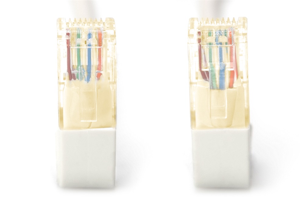 DIGITUS Cat.6A F/FTP LSZH 10m szürke 90 fokos patch kábel