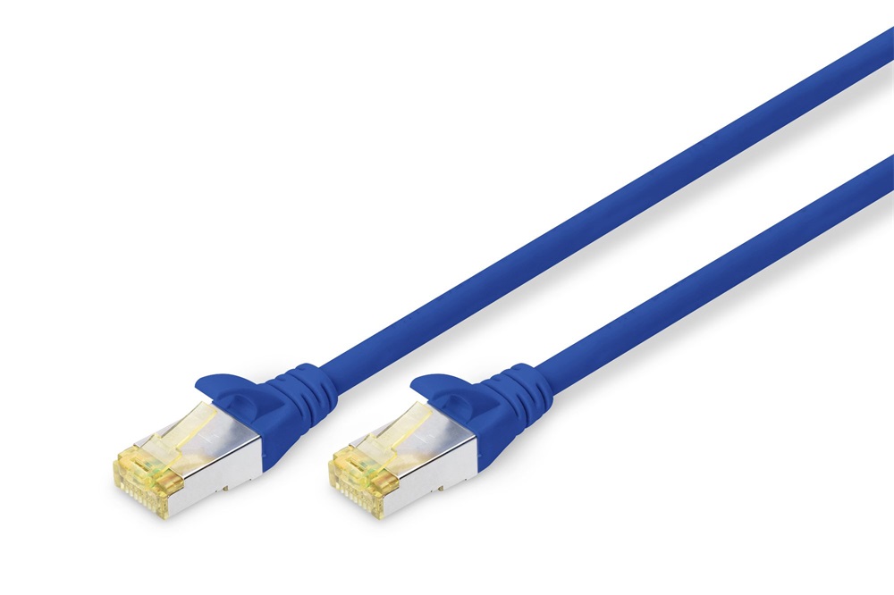 DIGITUS Cat.6A S/FTP LSZH 7m kék patch kábel