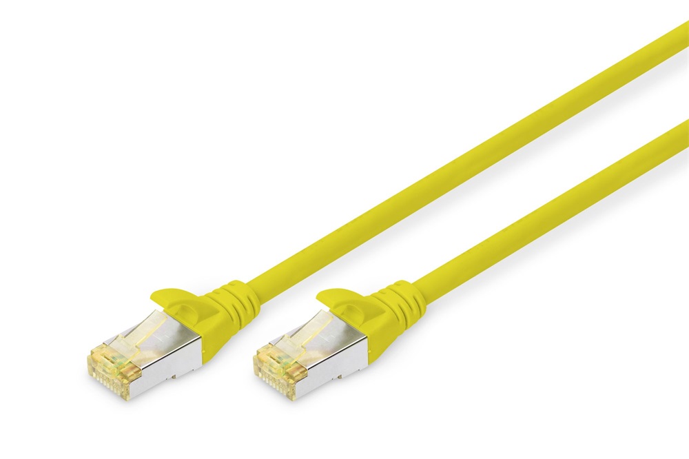 DIGITUS Cat.6A S/FTP LSZH 7m sárga patch kábel