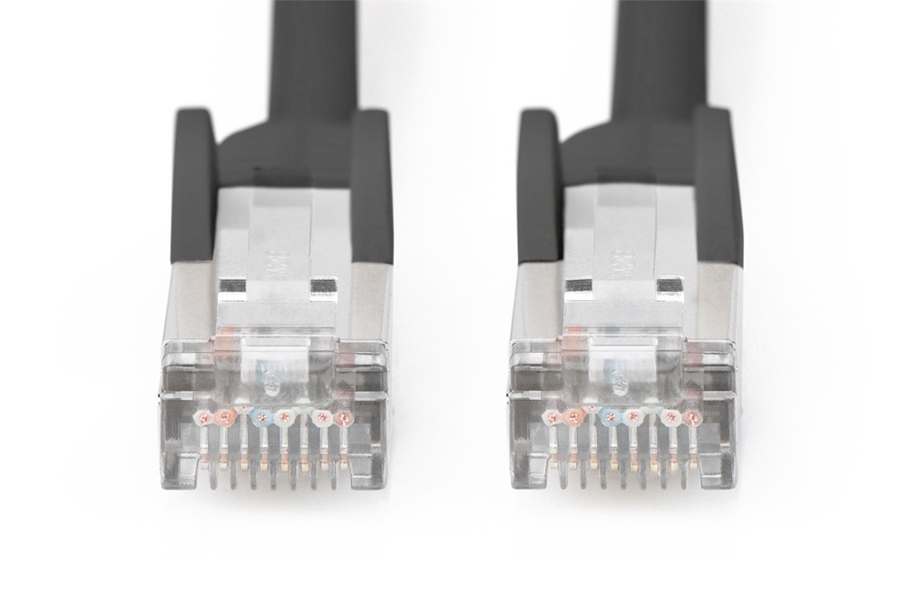 DIGITUS Cat.6 S/FTP LSZH 1m fekete patch kábel