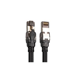 DIGITUS Cat.8.1 S/FTP LSZH 0,5m fekete patch kábel