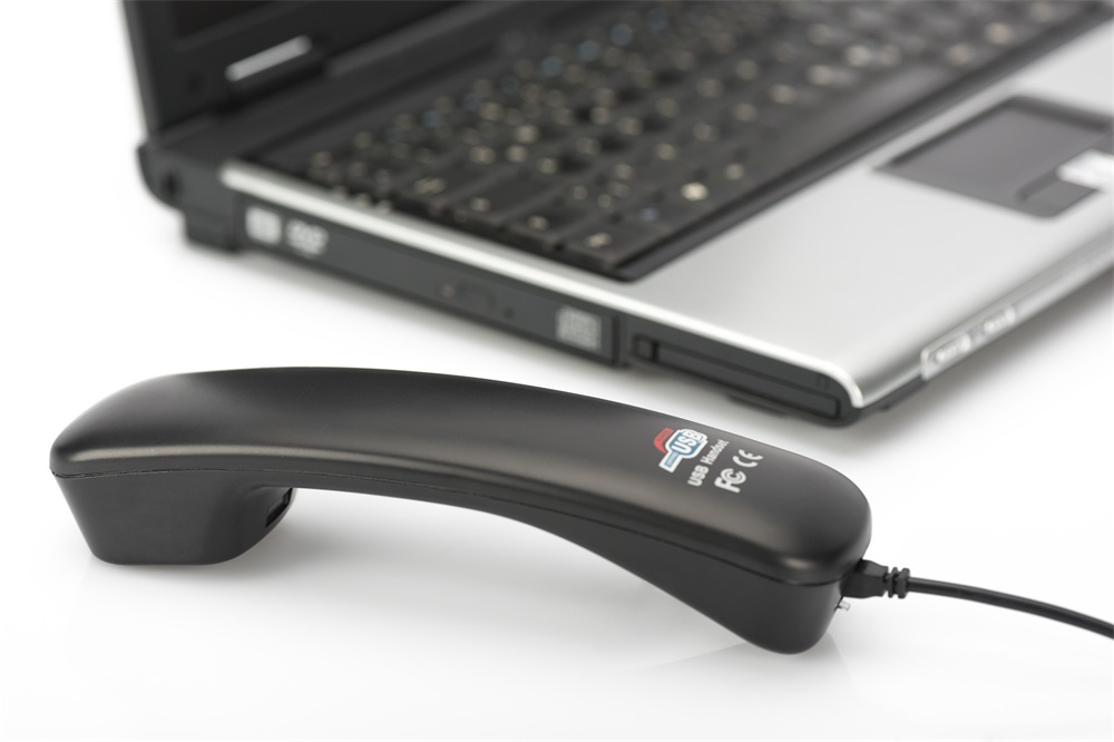 DIGITUS DA-70772 USB RJ10 telefonkagyló