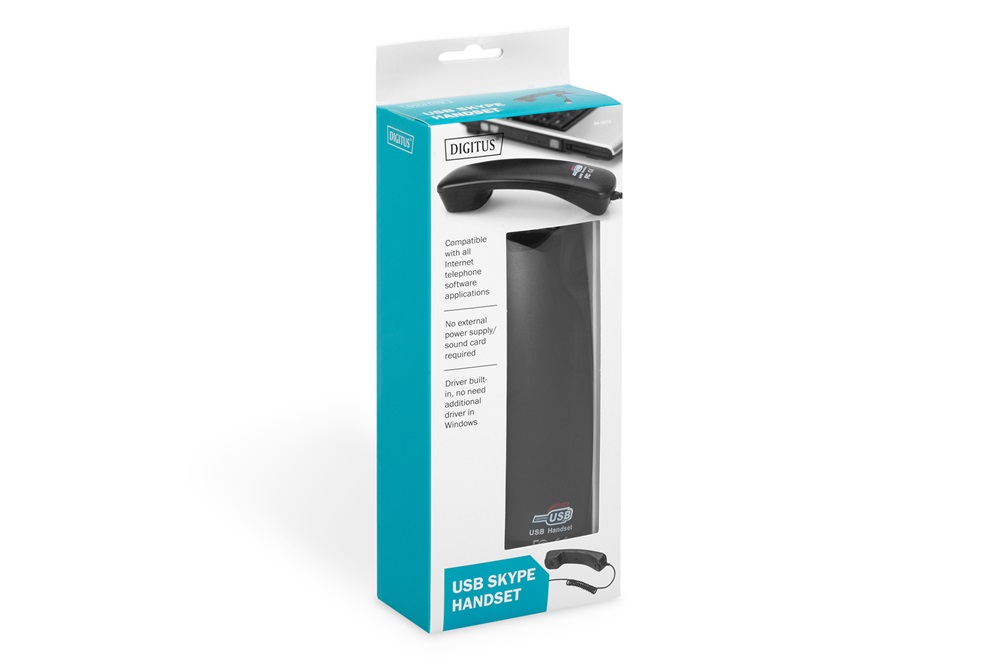 DIGITUS DA-70772 USB RJ10 telefonkagyló