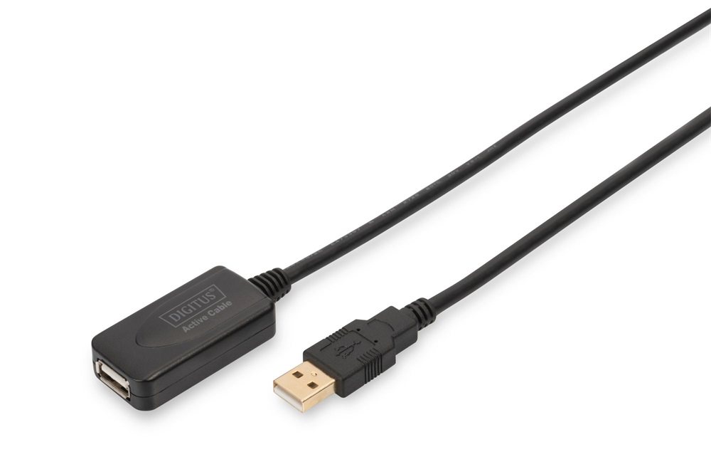 DIGITUS DA-70130-4 High-Speed Aktív USB 2.0 hosszabbító kábel 2m