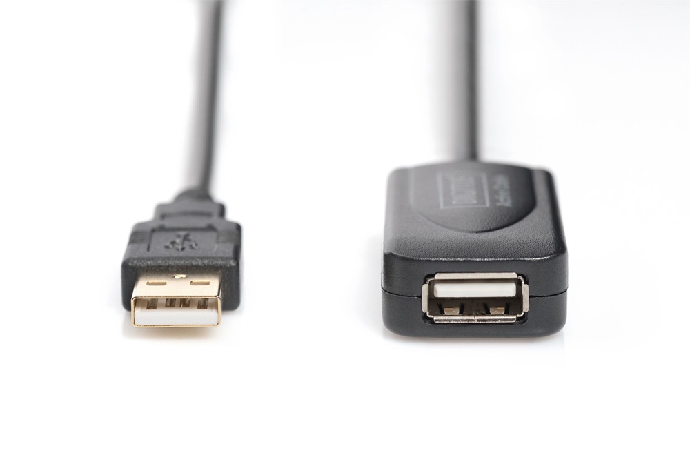 DIGITUS DA-70130-4 High-Speed Aktív USB 2.0 hosszabbító kábel 2m