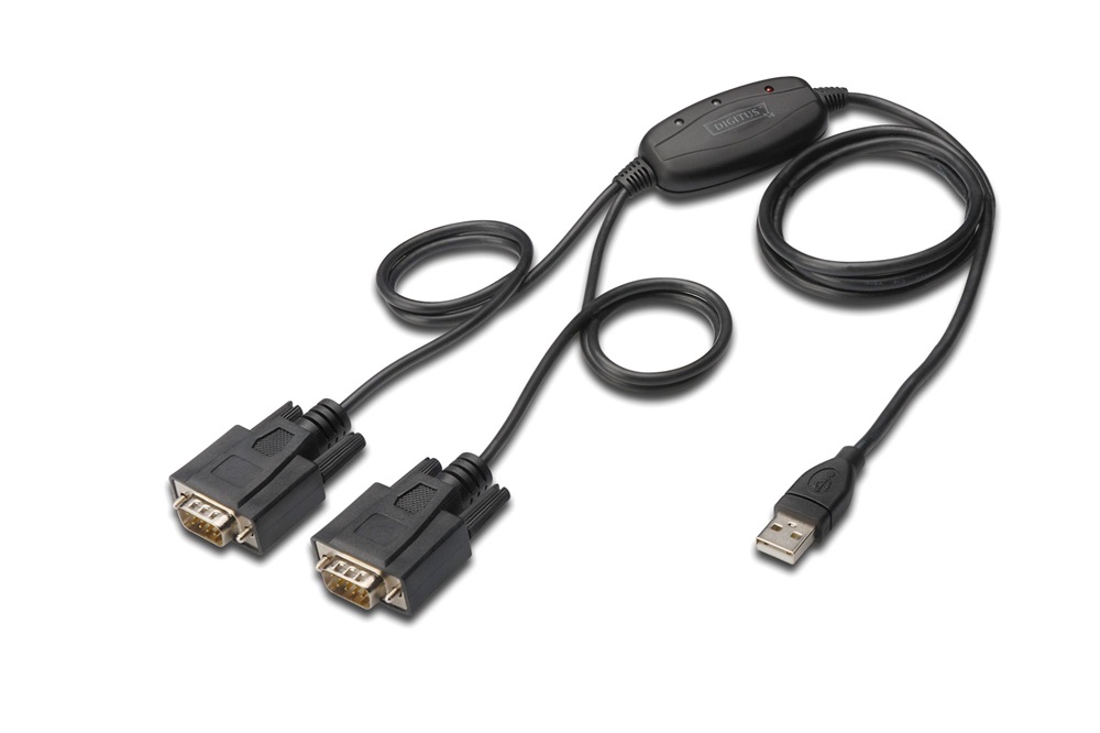 DIGITUS DA-70158 2x RS232 soros USB 2.0 adapter