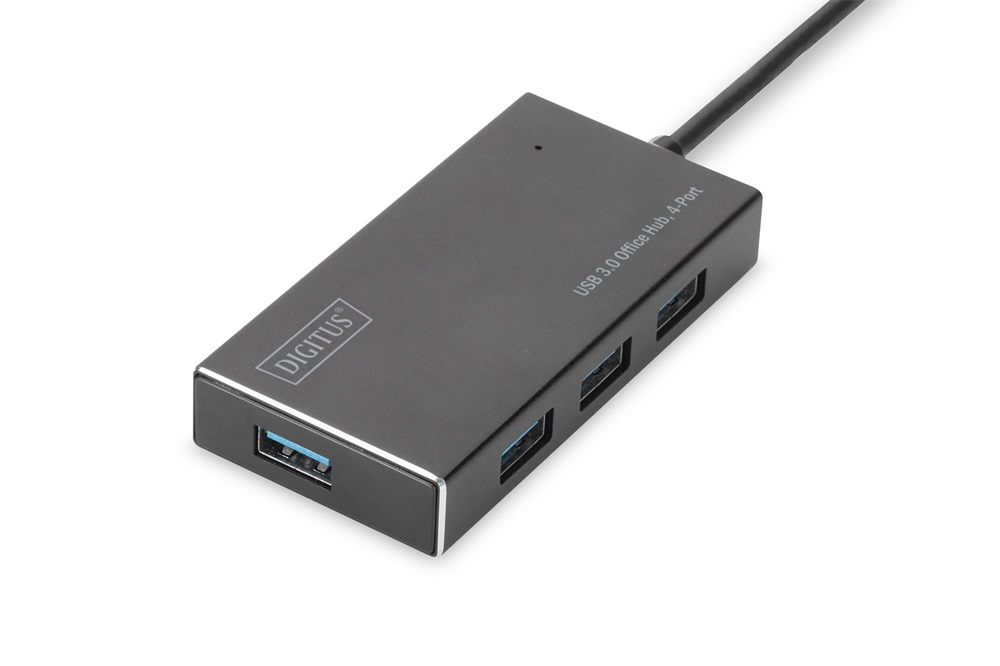 DIGITUS DA-70240-1 Superspeed 4 portos USB 3.0 office HUB