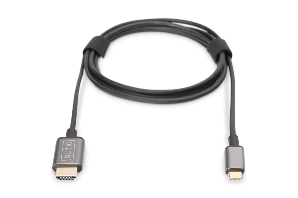 DIGITUS DA-70821 USB C - HDMI A 1,8m szürke video átalakító kábel