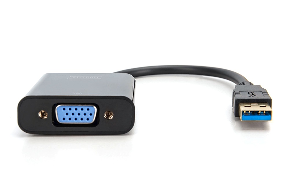 DIGITUS DA-70840 Full HD USB type A 3.2 VGA grafikus adapter