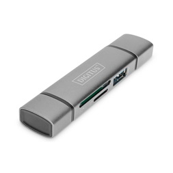 DIGITUS DA-70886 USB Type-A/Type-C 3.2 Gen1 1x MicroSD/SD kártyaolvasó