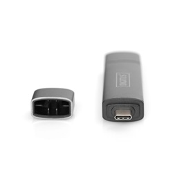 DIGITUS DA-70886 USB Type-A/Type-C 3.2 Gen1 1x MicroSD/SD kártyaolvasó