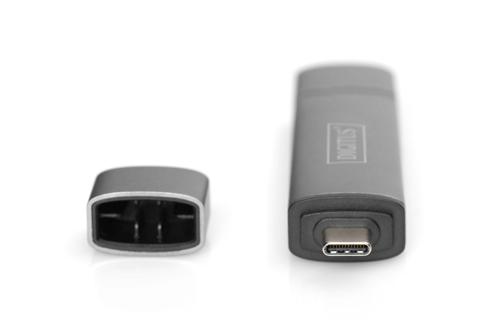 DIGITUS DA-70886 USB Type-A/Type-C 3.2 Gen1 1x MicroSD/SD kártyaolvasó