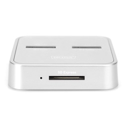 DIGITUS DA-71546 M.2 NVMe/ M.2 SATA SSD SD Express Card Reader olvasó USB3.1 type C dokkoló állomás