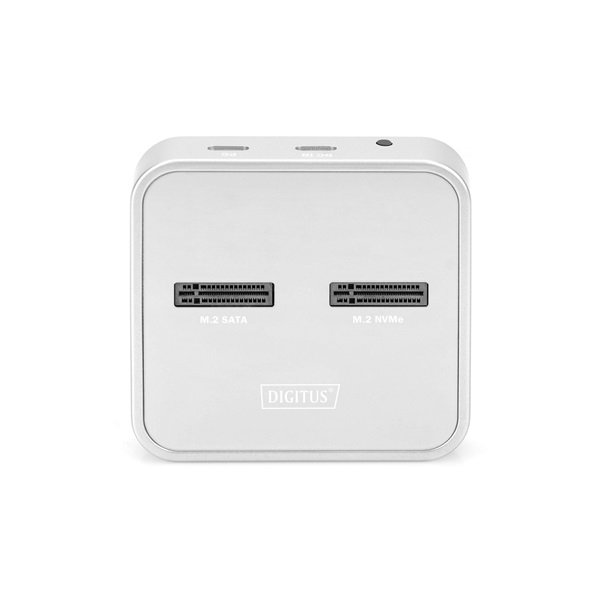 DIGITUS DA-71546 M.2 NVMe/ M.2 SATA SSD SD Express Card Reader olvasó USB3.1 type C dokkoló állomás