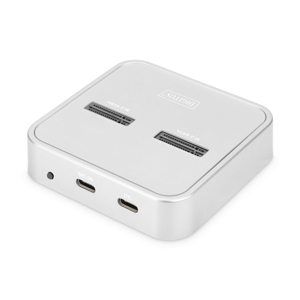 DIGITUS DA-71546 M.2 NVMe/ M.2 SATA SSD SD Express Card Reader olvasó USB3.1 type C dokkoló állomás