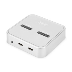 DIGITUS DA-71546 M.2 NVMe/ M.2 SATA SSD SD Express Card Reader olvasó USB3.1 type C dokkoló állomás