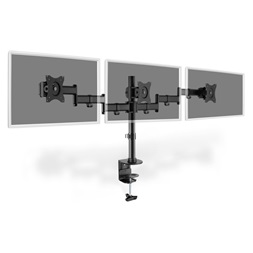 DIGITUS DA-90362 C-bilincses univerzális (VESA 75 / 100) 3-as fekete monitor tartó konzol