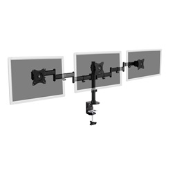 DIGITUS DA-90362 C-bilincses univerzális (VESA 75 / 100) 3-as fekete monitor tartó konzol