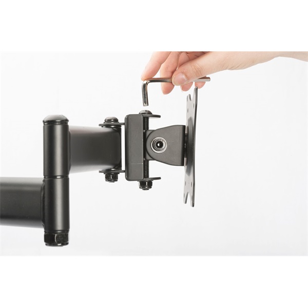 DIGITUS DA-90364 C-bilincses (VESA 75 / 100) univerzális 4-es fekete monitor állvány