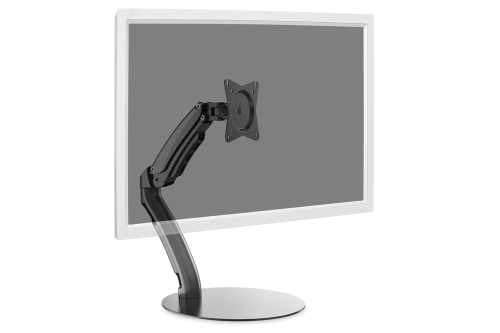 DIGITUS DA-90365 C-bilincses gázrugós (VESA 75 / 100) fekete monitor tartó állvány
