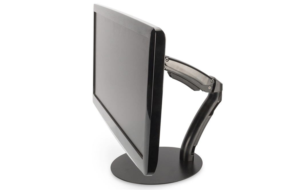 DIGITUS DA-90365 C-bilincses gázrugós (VESA 75 / 100) fekete monitor tartó állvány