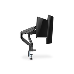 DIGITUS DA-90395 C-bilincses gázrugós univerzális (VESA 75 / 100) 2-es fekete monitor tartó konzol