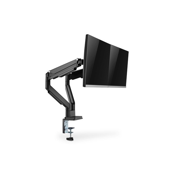 DIGITUS DA-90395 C-bilincses gázrugós univerzális (VESA 75 / 100) 2-es fekete monitor tartó konzol