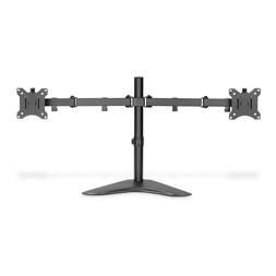 DIGITUS DA-90401 C-bilincses univerzális (VESA 75 / 100) 2-es fekete monitor tartó állvány