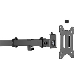 DIGITUS DA-90401 C-bilincses univerzális (VESA 75 / 100) 2-es fekete monitor tartó állvány
