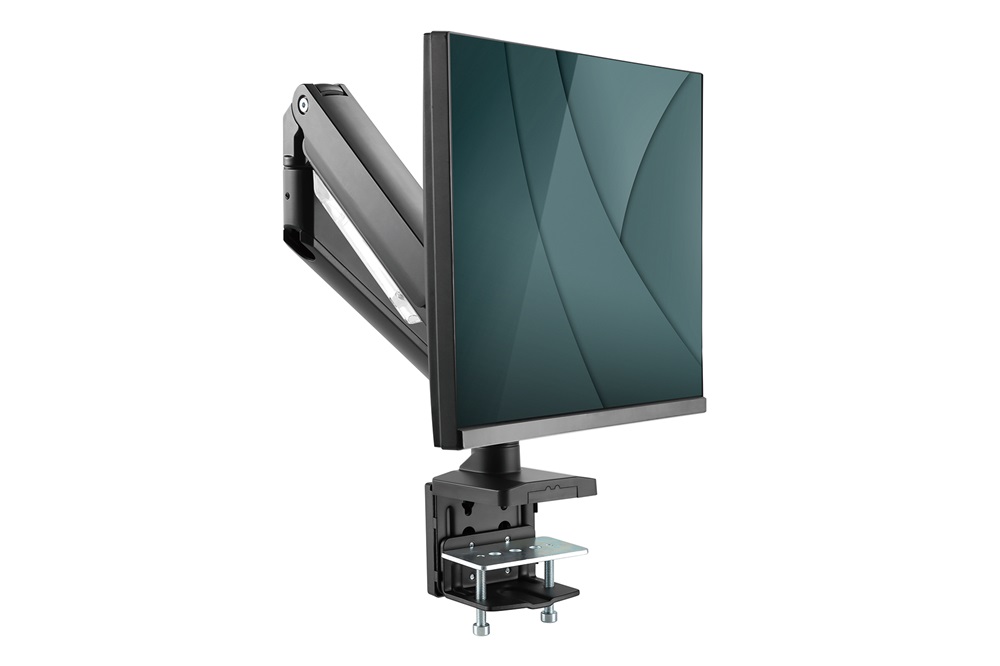 DIGITUS DA-90426 gázrugós rögzítőelemes (VESA 75 / 100) fekete asztali TV konzol