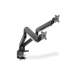 DIGITUS DA-90427 C-bilincses gázrugós univerzális (VESA 75 / 100) 2-es fekete monitor tartó konzol