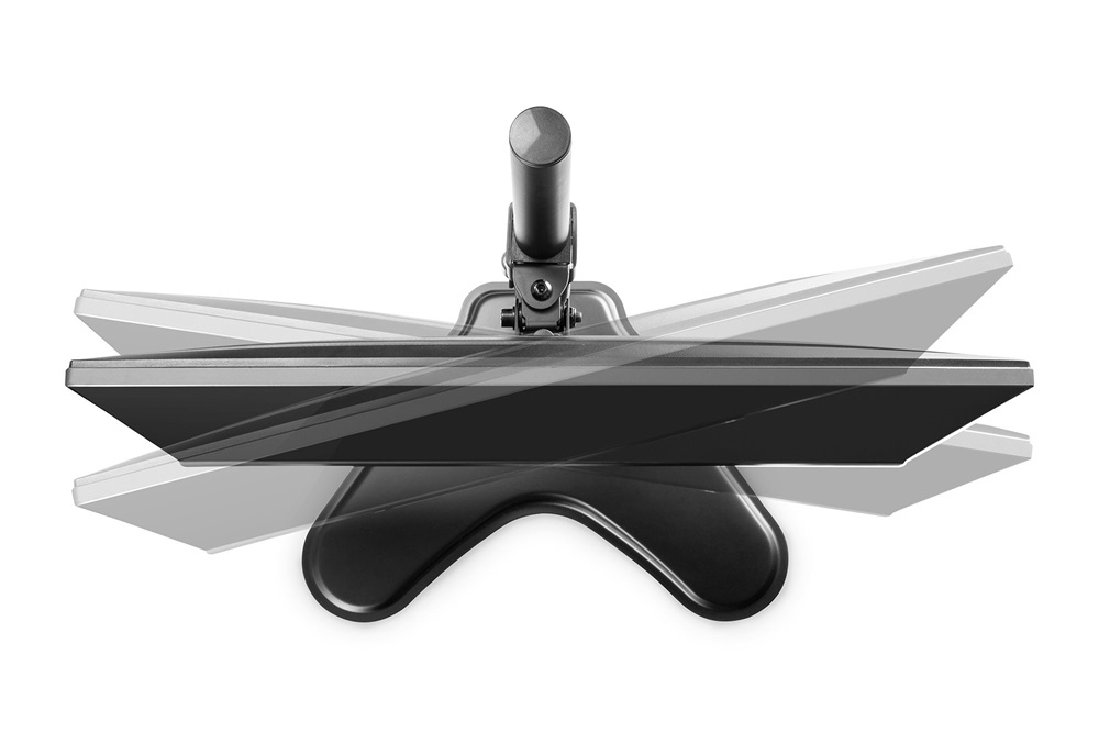 DIGITUS DA-90437 C-bilincses univerzális (VESA 75/100) fekete monitor tartó állvány