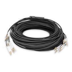 DIGITUS DK-24338UE50BK-BBB 8 szálas 8x LC/UPC 50/125 multimodusú OM4 Dca kültéri/beltéri előszerelt optikai kábel 50m