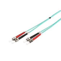 DIGITUS DK-2511-01/3 Duplex 2xST + 2xST multimodusú OM3 50/125 LSOH 1m optikai patch kábel