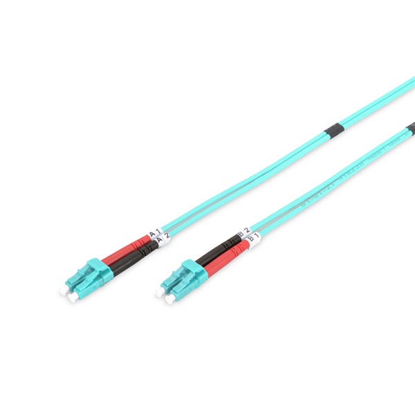 DIGITUS DK-2533-07/3 Duplex 2xLC + 2xLC multimodusú OM3 50/125 LSOH 7m optikai patch kábel