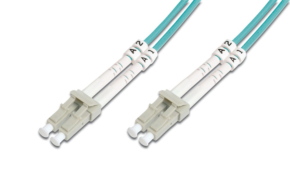 DIGITUS DK-2533-15/3 Duplex 2xLC + 2xLC multimodusú OM3 50/125 LSOH 15m optikai patch kábel