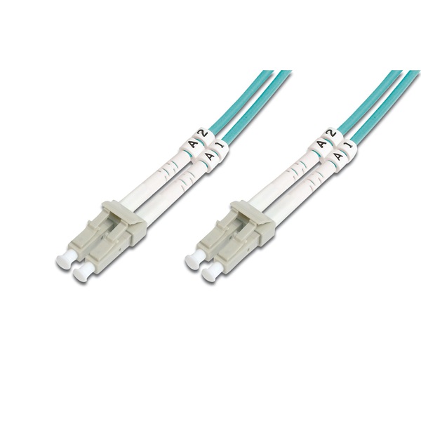 DIGITUS DK-2533-20/3 Duplex 2xLC + 2xLC multimodusú OM3 50/125 LSOH 20m optikai patch kábel