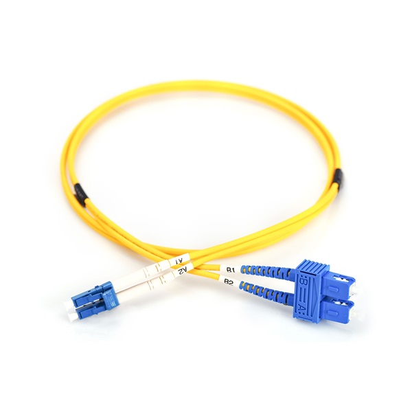 DIGITUS DK-2932-02 Duplex 2xLC + 2xSC monomódusú OS2 9/125 LSOH 2m optikai patch kábel