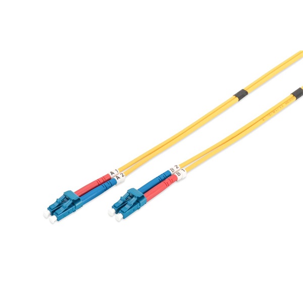 DIGITUS Duplex optikai patch kábel 4 x LC/UPC csatlakozóval SM 3mm OS2 9/125 2m