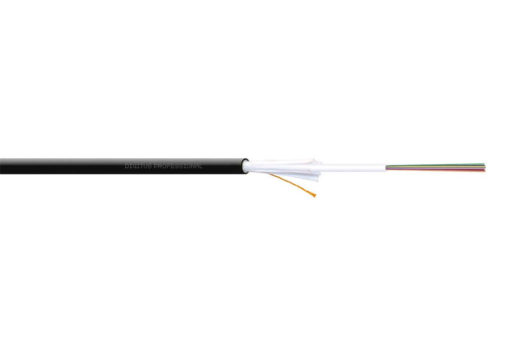 DIGITUS DK-39081-U 8 szálas 9/125 monomódusú OS2 CPR Dca kültéri/beltéri LOOSE TUBE LSOH optikai kábel