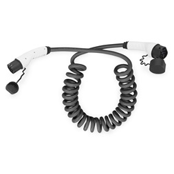 DIGITUS DK-3P32-S-050 Háromfázisú type 2 400V 32A Elektromos autó spirál töltőkábel 5m