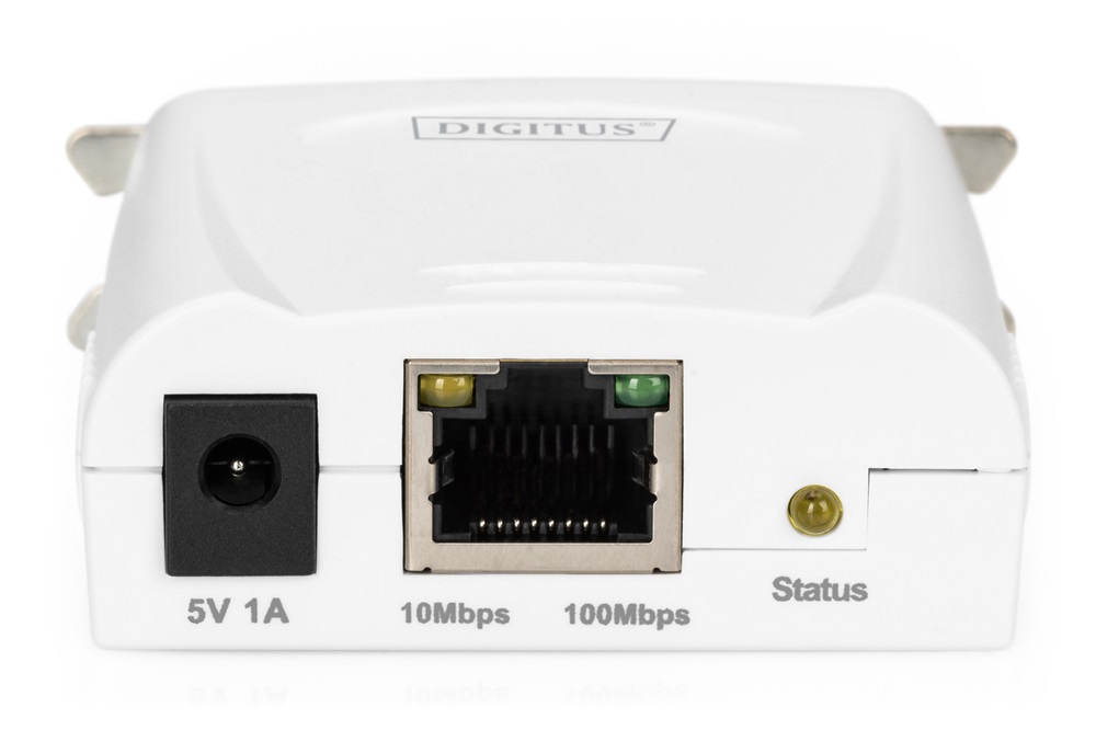 DIGITUS DN-13001-1 Fast Ethernet párhuzamos nyomtatószerver