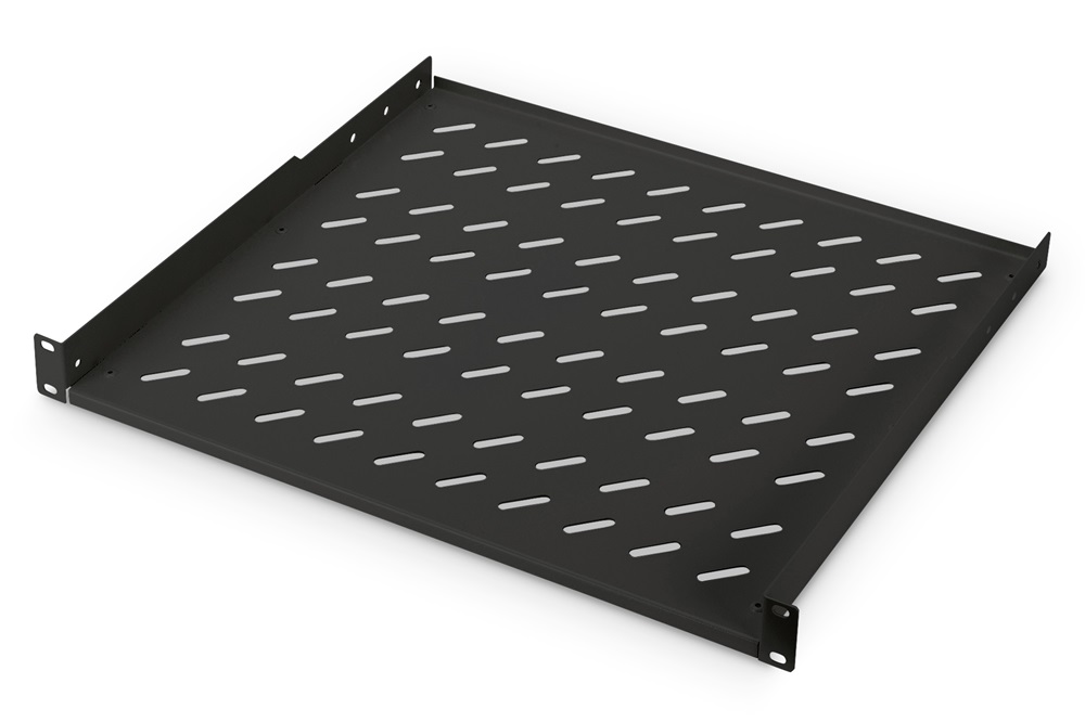 DIGITUS DN-19 TRAY-1-400-SW 19" 1U 400mm mély fekete fix polc