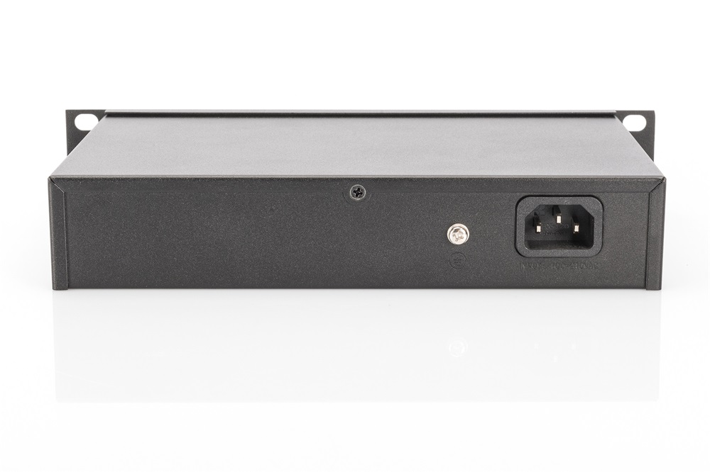 DIGITUS DN-95317 10" 8x GbE Lan Poe (80W) nem menedzselhető Switch